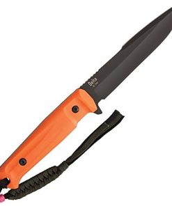 Kizlyar KK0211 Delta D2 Russian Made Titanium Tactical Knife with Orange Handle, Black Kizlyar KK0211 Delta D2 Russian Made Titanium Tactical Knife with Orange Handle, Black