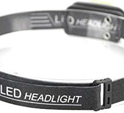 USB Rechargeable Headlamp 5000LM LED R5 Mini Grey Headlight Head Torch Flashlight Lamp Light Camping + USB Line 2