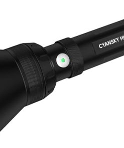 CYANSKY Hunter Flashlight High Lumens,3-Color-in-1 (Green, White, Red),Super Long Range Powerful Hunting Light, for Hog,Coyote,Varmint and Tactical(Black)