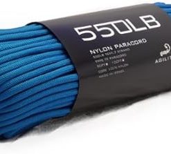 Agilite 550lb. Paracord, Type III Nylon (Blue) 2