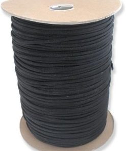 1000 Foot Black Parachute Cord Paracord Type III Military Specification 550 2
