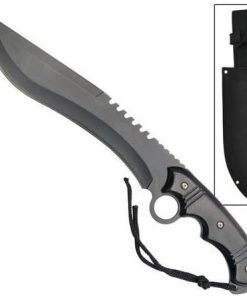 Devastator Bowie Survival Military Fix Blade Full Tang Knife w/Sheath