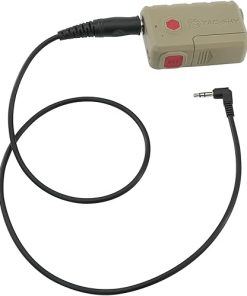 Tactical Headset Extension Line U174 3.5mm Plug PTT Compatible with Mobile Phone/Android/iPhone，for peltor TAC300,Howard,Walker’s Razor etc. Series headsets (Tan) 2