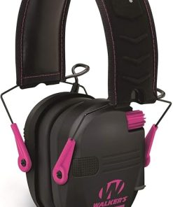 Walkers Razor Slim Electronic Shooting Muffs 2-Pack, Pink (2 Items) 2
