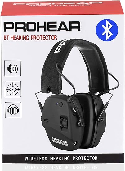 PROHEAR 030 Bluetooth 5.4 Electronic Shooting Ear Protection Earmuffs, Noise Reduction Sound Amplification Hearing Protector for Gun Range and Hunting PROHEAR 030 Bluetooth 5.4 Electronic Shooting Ear Protection Earmuffs, Noise Reduction Sound Amplification Hearing Protector for Gun Range and Hunting