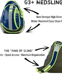 Statpacks G3+ Medslinger Soft Sling Medical Gear Pack Quick Access Bag for EMS, Police, Firefighters, Athletic Trainers Blue 2