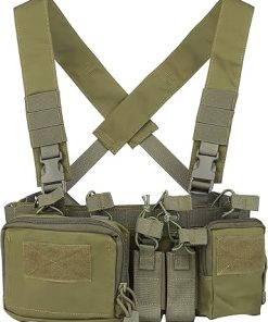DETECH Tactical Vest Airsoft Ammo Chest Rig with Pockets