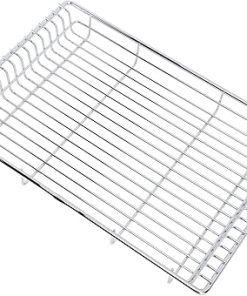 Draining Mesh Tray for IGT Table Stainless Steel Dish Drying Rack Sink Drainage Basket for Home Outdoor Camping 2