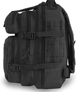 Highland Tactical Men’s Vantage Tactical Backpack, Black, One Size 2
