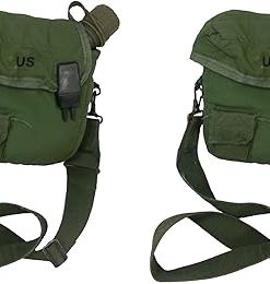 New 2 Qt OD Canteen with Used 2 Qt OD Canteen Cover with Strap (2-(Pack)) 2