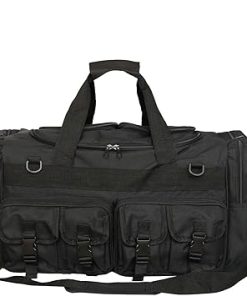 UNISTRENGH Men’s Outdoor Sports Travel Duffle Bags Large Capacity 30” Military Molle Tactical Gear Single Shoulder Bag For Mountaineering Camping Hunting (Black) UNISTRENGH Men’s Outdoor Sports Travel Duffle Bags Large Capacity 30” Military Molle Tactical Gear Single Shoulder Bag For Mountaineering Camping Hunting (Black)