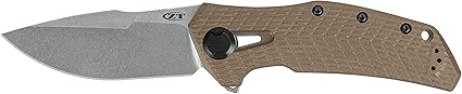 Zero Tolerance 0308 Folding Knife, Premium CPM 20CV Blade Steel, Manual KVT Opening, Coyote Tan G10 Handle, Made in the USA, 3.7 Inch Zero Tolerance 0308 Folding Knife, Premium CPM 20CV Blade Steel, Manual KVT Opening, Coyote Tan G10 Handle, Made in the USA, 3.7 Inch