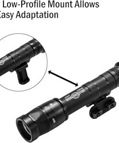 SureFire Scoutlight Pro Tactical Light High Output 350 Lumen LED 640V Bundle with 4 Extra CR123A Batteries and a Lightjunction Battery Case (Infrared 350 Lumen – Black) 2
