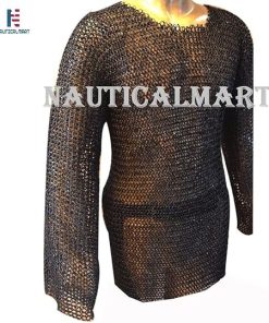 18 Gauge 9 Mm Round Riveted Strong Viking Chest Size 60 Large Blackend 2