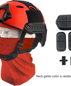 LOOGU Fast BJ Base Jump Tactical Helmet for Airsoft with 12-in-1 Headwear 2