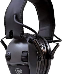 Pro Ears Silver 22 Electronic Hearing Protection, Noise Reduction Rating 22dB, Dynamic Level Sound Compression Technology, Automatic Gain Control, Gold Connectors, Gel Ear Seals, Adjustable Headband