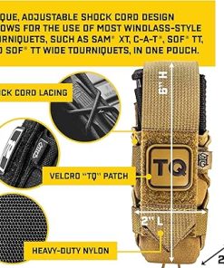 High Speed Gear® – Tourniquet Taco®, Police Gear & Military Gear, Medical MOLLE Pouch for Professionals (Coyote Brown) 2