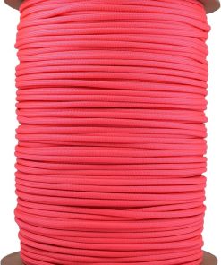 Solid Colors Paracord – Type III Parachute Cord – Think Pink – 1000 Foot Spool