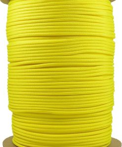 Solid Colors Paracord – Type III Parachute Cord – Neon Yellow – 1000 Foot Spool Solid Colors Paracord – Type III Parachute Cord – Neon Yellow – 1000 Foot Spool
