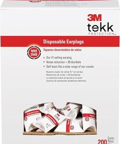 3M Disposable Foam Ear Plug (200 Pair), Yellow