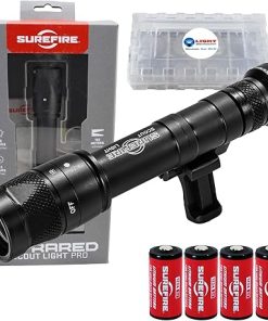 SureFire Scoutlight Pro Tactical Light High Output 350 Lumen LED 640V Bundle with 4 Extra CR123A Batteries and a Lightjunction Battery Case (Infrared 350 Lumen – Black) SureFire Scoutlight Pro Tactical Light High Output 350 Lumen LED 640V Bundle with 4 Extra CR123A Batteries and a Lightjunction Battery Case (Infrared 350 Lumen – Black)