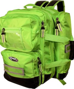 Kemp USA Premium Ultimate EMS Backpack, Neon Green