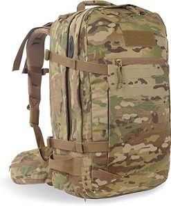 Tasmanian Tiger Mission Pack Mk II, 37L Combat Backpack with Laser Cut MOLLE System, YKK RC Zippers, Multicam