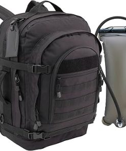 Mercury Tactical Gear Blaze Bugout Bag With Hydration Pack Backpack, Black